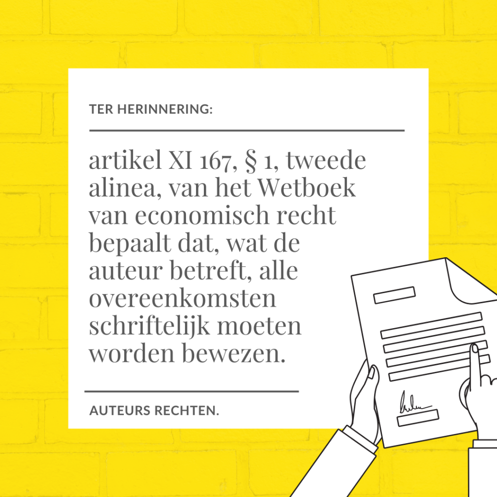 Rechten Op Een Werk ("auteursrecht") - Lauwers-Law.be - NFT